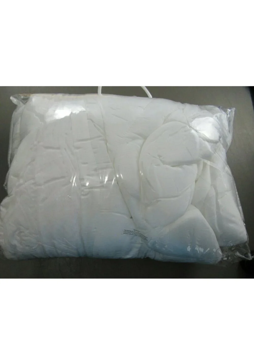Ella Jayne Lofty 100% Cotton Plush Fiber Filled Mattress Pad, Full, White